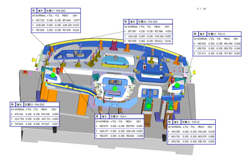 從配件加工、組裝調(diào)試到復(fù)測交貨，三坐標(biāo)如何將檢具定位基準(zhǔn)數(shù)據(jù)量化(圖12)